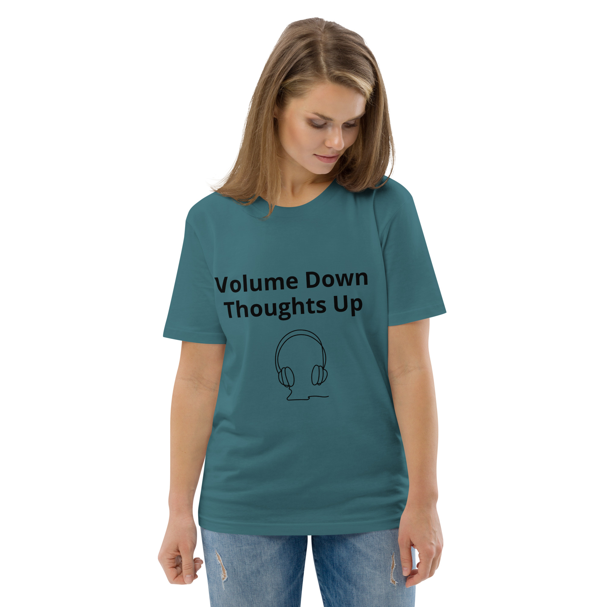 Laidback AF Collection - Volume Down, Thoughts Up T-Shirt - Image 2